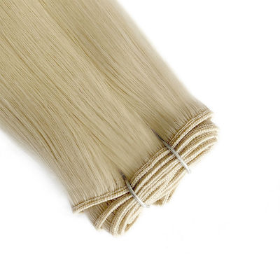 Capelli a doppio tratto, tessitura russa, estensioni di capelli rettilineo, senza perdite.