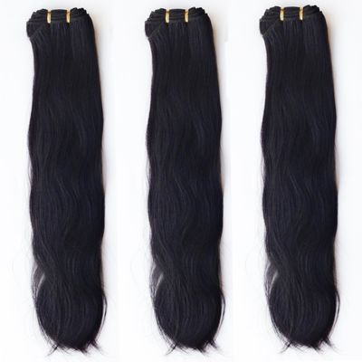 Muti-Color 100% capelli umani fasci di tessuto cruda vergine Remy cuticule allineato capelli tessuto