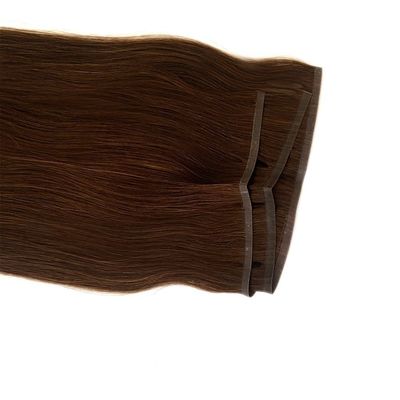 Muti Color Remy Hair Extensions 100% Peruvian Flat Weft Capelli umani con pelle PU Weft
