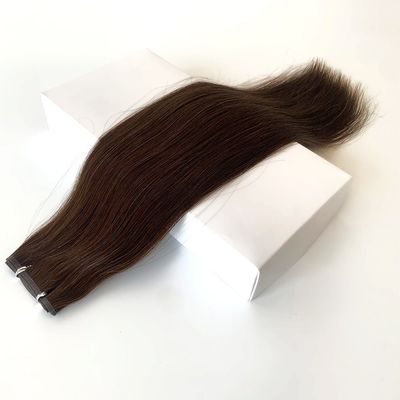 Muti Color Remy Hair Extensions 100% Peruvian Flat Weft Capelli umani con pelle PU Weft