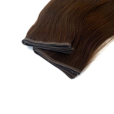 Muti Color Remy Hair Extensions 100% Peruvian Flat Weft Capelli umani con pelle PU Weft