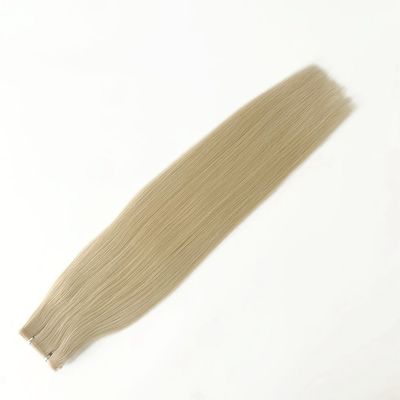 Stretto stile PU skin weft 100% estensione di capelli umani per donne e saloni
