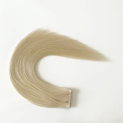 Stretto stile PU skin weft 100% estensione di capelli umani per donne e saloni