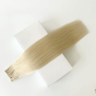 Piccolo buco PU Nastro senza cuciture Capelli Tela di pelle Estensioni a doppio tracciato 50cm Dimensione del pacchetto