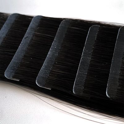 100% capelli umani vergini doppiamente disegnati e con nastro snello senza cuciture per estensioni e tinture