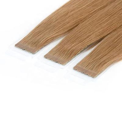 20 pollici di nastro cambojano grezzo invisibile senza cuciture in estensioni di capelli umani reali