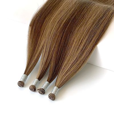 100% capelli umani vergini tessuti rettilineo tagliato allineato capelli peruviani genio tessuto