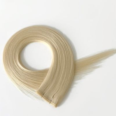 100 g/ confezione Capelli umani Muti-Color Remy Flat Weft Double Drawn