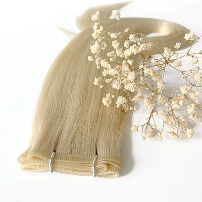 Capelli umani a doppio tratto, visibili, filati, trame, stile rettilineo, garanzia di restituzione di 30 giorni.