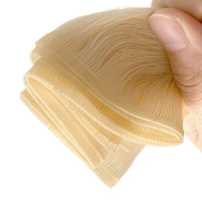 Capelli umani a doppio tratto, visibili, filati, trame, stile rettilineo, garanzia di restituzione di 30 giorni.