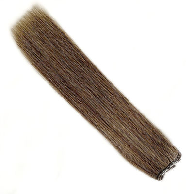 24 pollici personalizzazione sottile leggera morbida senza cuciture Remy 12A Grade Weft estensioni di capelli