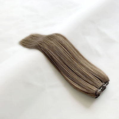 24 pollici personalizzazione sottile leggera morbida senza cuciture Remy 12A Grade Weft estensioni di capelli