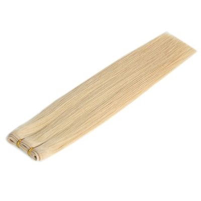 0.300kg Pacco Peso lordo Tesa di capelli brasiliani per estensioni di capelli sottili russi