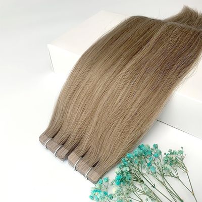 Migliora il tuo stile con le estensioni di nastro rettilineo 100% cuticule dei capelli umani allineati
