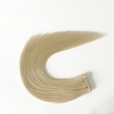 Vergine brasiliana Remy Capelli umani PU Tesa pelle sottile Tesa doppia facce