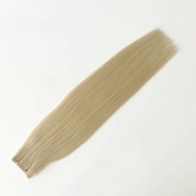 Remy Hair Skin Weft Seamless Double Drawn Cuticle Allineato Russian Weft Hair Extensions