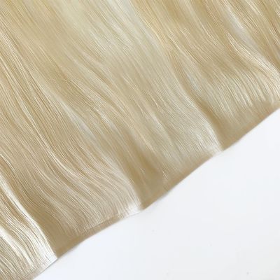 Remy Hair Skin Weft Seamless Double Drawn Cuticle Allineato Russian Weft Hair Extensions