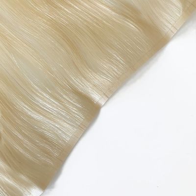Remy Hair Skin Weft Seamless Double Drawn Cuticle Allineato Russian Weft Hair Extensions