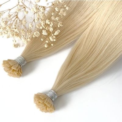 Estensioni di capelli italiani con cheratina pre-connessa per lunghezze da 12 a 28 pollici e facili da mantenere