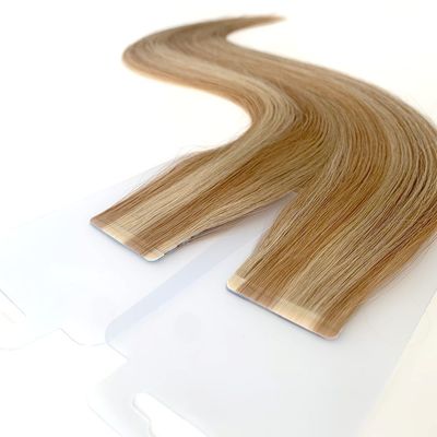Richiesta personalizzata Ultimo Disegno Nastro Sottile Doppio Disegno Estensioni di Capelli Remy Europei