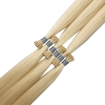 USA 100% russo I Tip Estensioni di capelli umani doppiamente disegnati con colla a punta di perline italiane