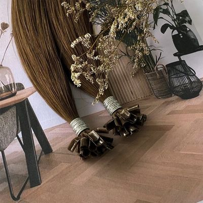 Muti-Color 100% capelli umani vergini doppiamente disegnati in U tip estensioni di capelli a punta piatta