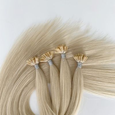 Estensioni di capelli umani a doppio tracciato Italiano preconfezionato I Tip U Tip di grado professionale
