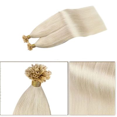 Estensioni di capelli umani a doppio tracciato Italiano preconfezionato I Tip U Tip di grado professionale