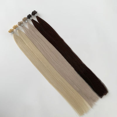 UT-23502 Muti-Color U/Nail Tip Estensioni di capelli umani Senza intreccio Senza perdita 1g/filamento