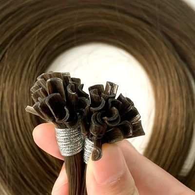 Estensioni di capelli umani a doppia punta con cheratina senza intreccio Tempo di consegna stimato