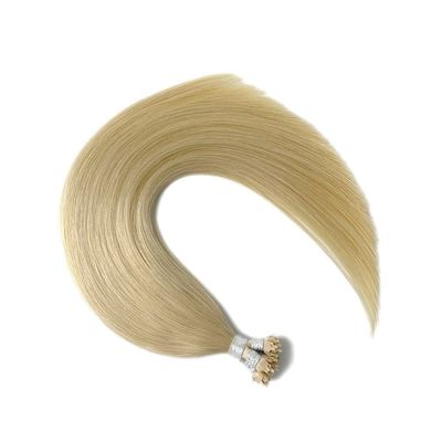 Estensioni di capelli per capelli umani 100% pre-connesse a ventola con punta di cheratina Y per richiesta personalizzata