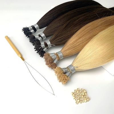 Colorante russo biondo colore Y punta estensioni di capelli umani per la promozione personalizzazione