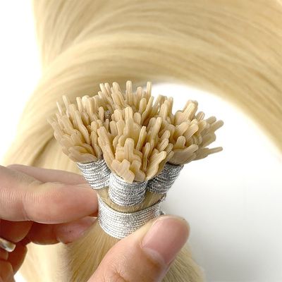 Colorante russo biondo colore Y punta estensioni di capelli umani per la promozione personalizzazione