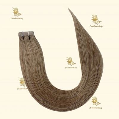 Prolungamento dei capelli con nastro Remy a lunga durata Estensioni dei capelli 200 confezioni / cartone Nastro 3 mesi