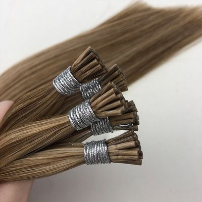 16-24&quot; Remy Capelli Umani I Tip Keratin Stick Hair Extension per i capelli dritti di colore muti