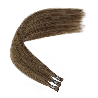 16-24&quot; Remy Capelli Umani I Tip Keratin Stick Hair Extension per i capelli dritti di colore muti