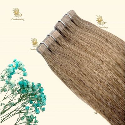 Estensioni di capelli con nastro di tessitura per capelli russi su richiesta
