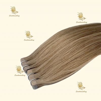 Estensioni di capelli con nastro di tessitura per capelli russi su richiesta