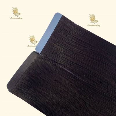 Richiesta personalizzata Double Drown Black Human Hair Tape in prerilegato stick extension