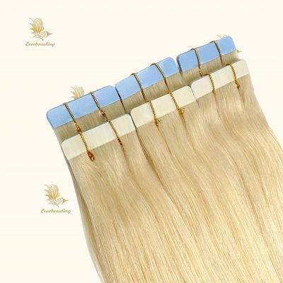 20 pollici di nastro di colore biondo estensioni di capelli con nastro di 3 mesi vita e leggera sensazione