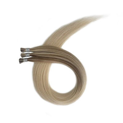 Keratin Micro Link capelli vergini grezzi pre-confezionati I tip Hair Extensions per capelli colorati