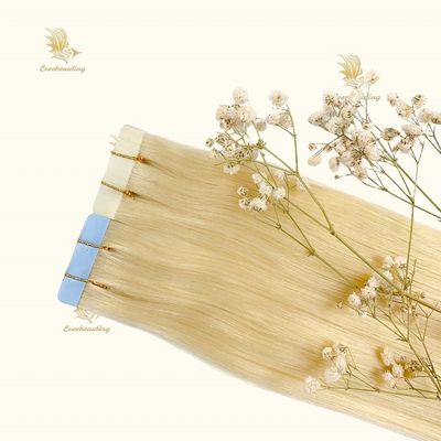 12A Grade Blonde Color Tape Hair Extensions Nessun groviglio e conveniente per capelli senza groviglio