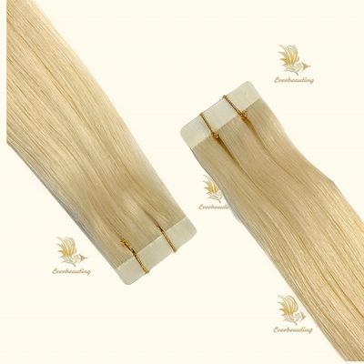 12A Grade Blonde Color Tape Hair Extensions Nessun groviglio e conveniente per capelli senza groviglio