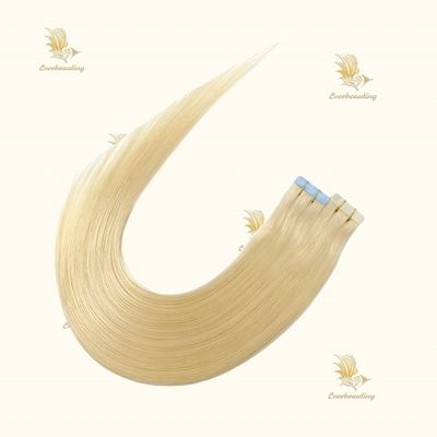 12A Grade Blonde Color Tape Hair Extensions Nessun groviglio e conveniente per capelli senza groviglio