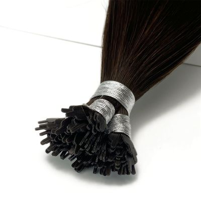 Spedizione Aramex 100% Remy Capelli umani non trattati Ventilatore Y punta Estensioni di capelli stile rettilineo