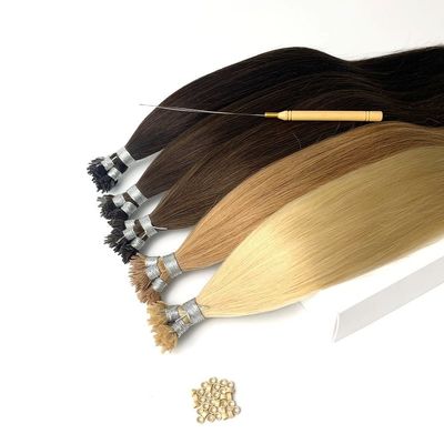 Estensioni di capelli umani con doppio rapporto di trazione YTIP-231012