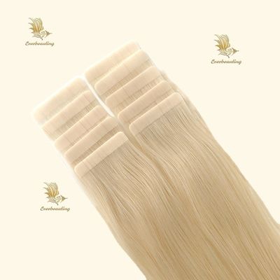 Colore biondo Nastro per capelli grezzi in estensioni di capelli Non personalizzazione Richiesta personalizzata
