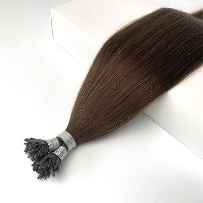 Y Tip Jet Nero Colore naturale Capelli vietnamiti Estensioni di cheratina 12-28 pollici Lunghezza