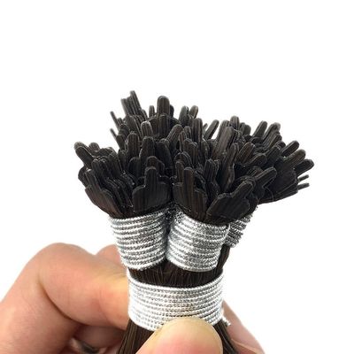 Y Tip Jet Nero Colore naturale Capelli vietnamiti Estensioni di cheratina 12-28 pollici Lunghezza