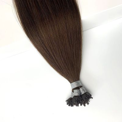 Y Tip Jet Nero Colore naturale Capelli vietnamiti Estensioni di cheratina 12-28 pollici Lunghezza